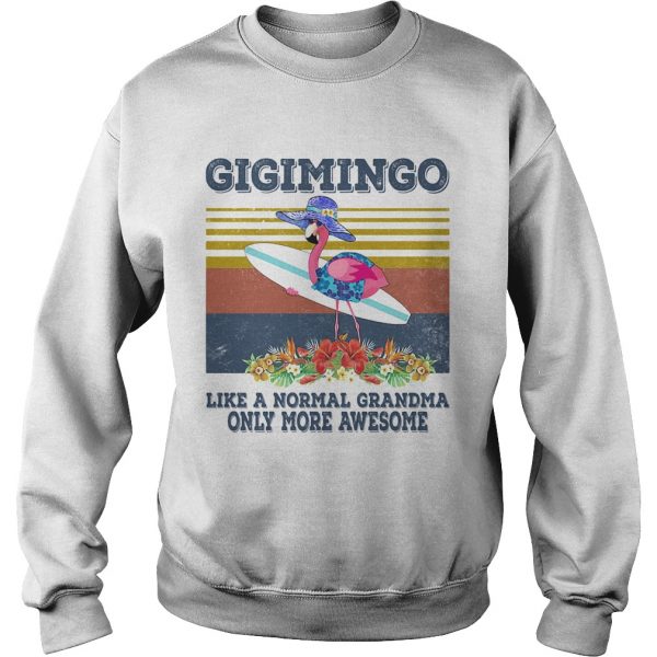 Gigimingo like a normal grandma only more awesome vintage retro flower shirt - Image 6
