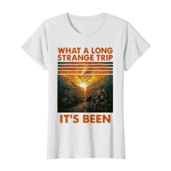 Grateful what a long strange trip its been vintage retro shirt - Image 3