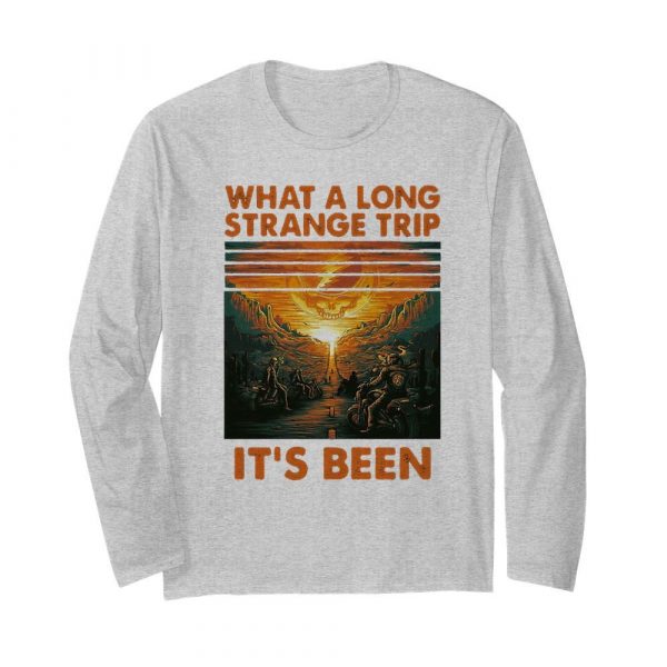 Grateful what a long strange trip its been vintage retro shirt - Image 4