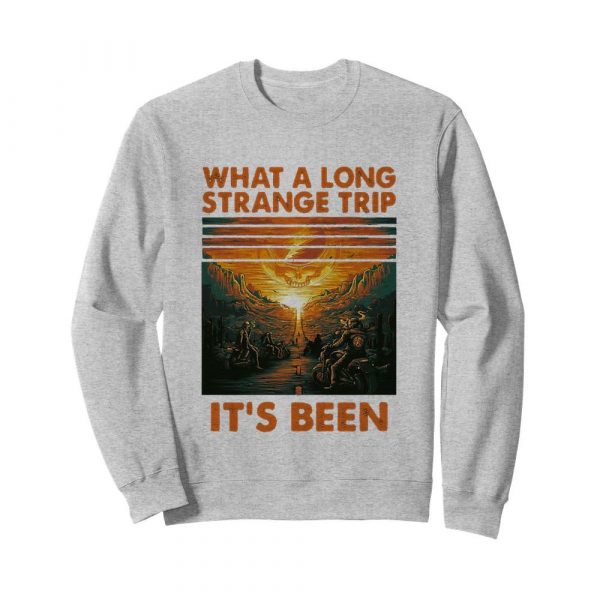 Grateful what a long strange trip its been vintage retro shirt - Image 5