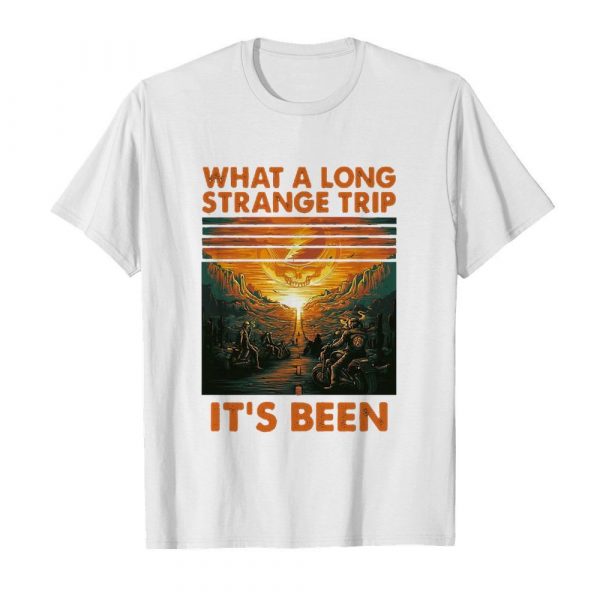Grateful what a long strange trip its been vintage retro shirt - Image 2