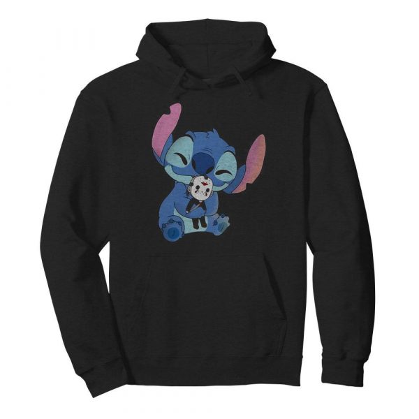 Stitch hug halloween michael myers shirt - Image 6