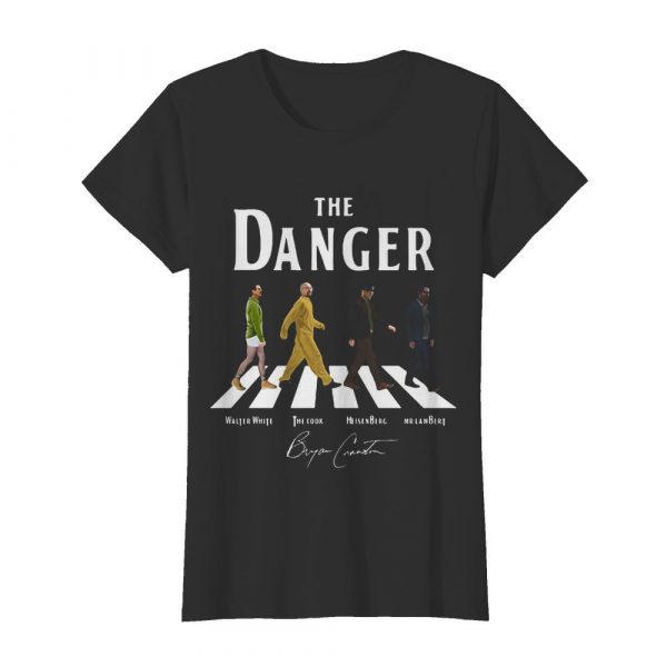 The danger abbey road signatures shirt - Image 3