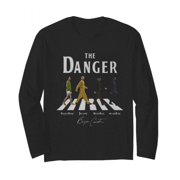 The danger abbey road signatures shirt - Image 4