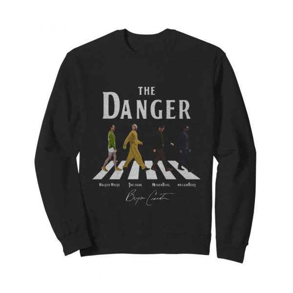 The danger abbey road signatures shirt - Image 5