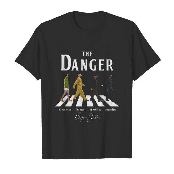 The danger abbey road signatures shirt - Image 2
