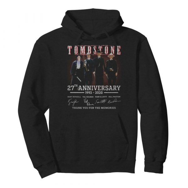 Tombstone 27th Anniversary 1993-2020 All Character Signatures shirt - Image 6
