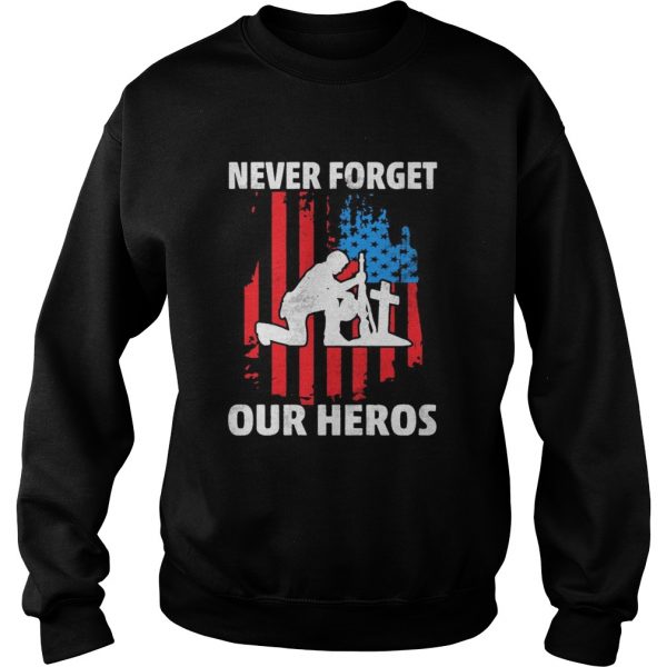 Veteran never forget our heros american flag independence day shirt - Image 6