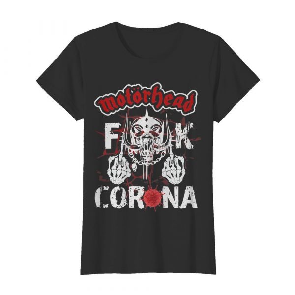 Viking skull motorhead fuck coronavirus shirt - Image 3
