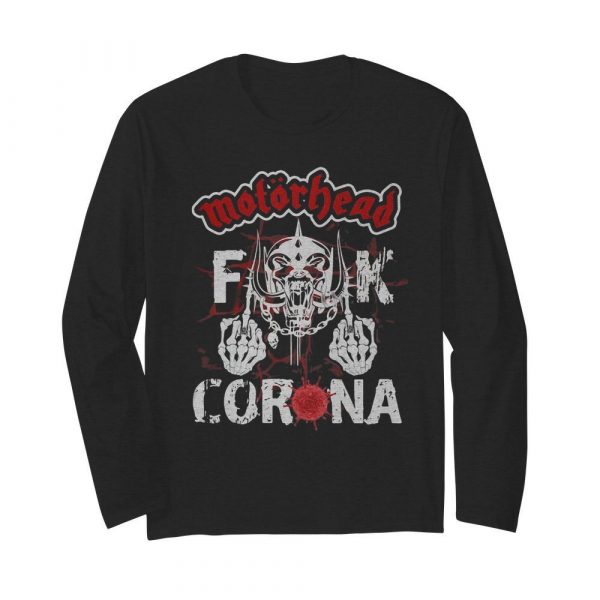 Viking skull motorhead fuck coronavirus shirt - Image 4