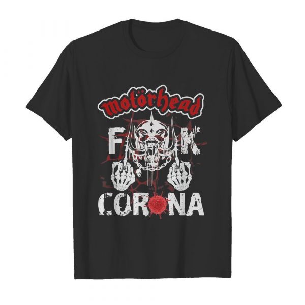 Viking skull motorhead fuck coronavirus shirt - Image 2