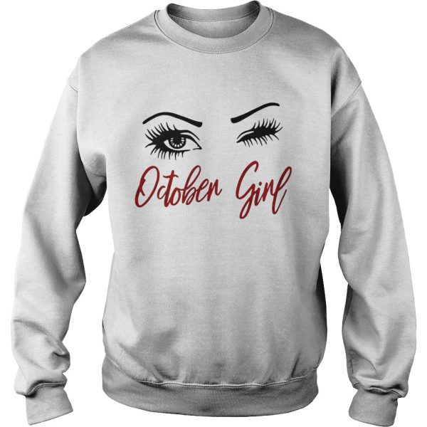 White eyes october girl shirt - Image 6