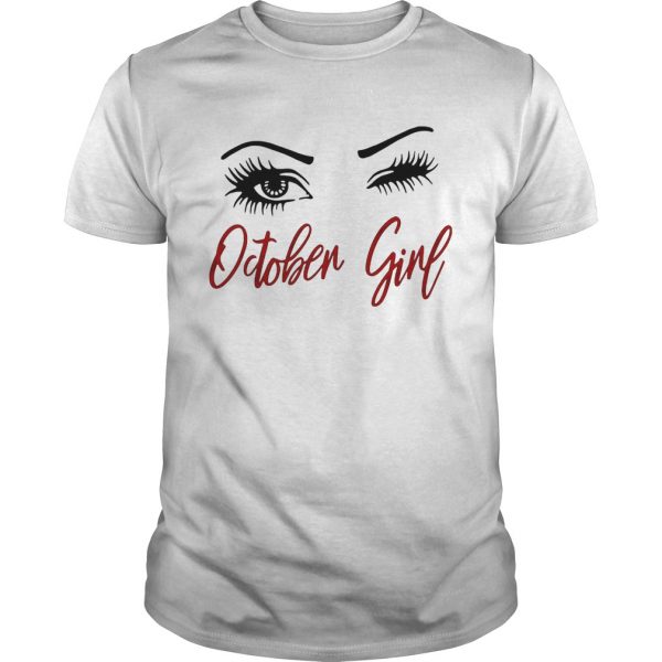 White eyes october girl shirt - Image 2