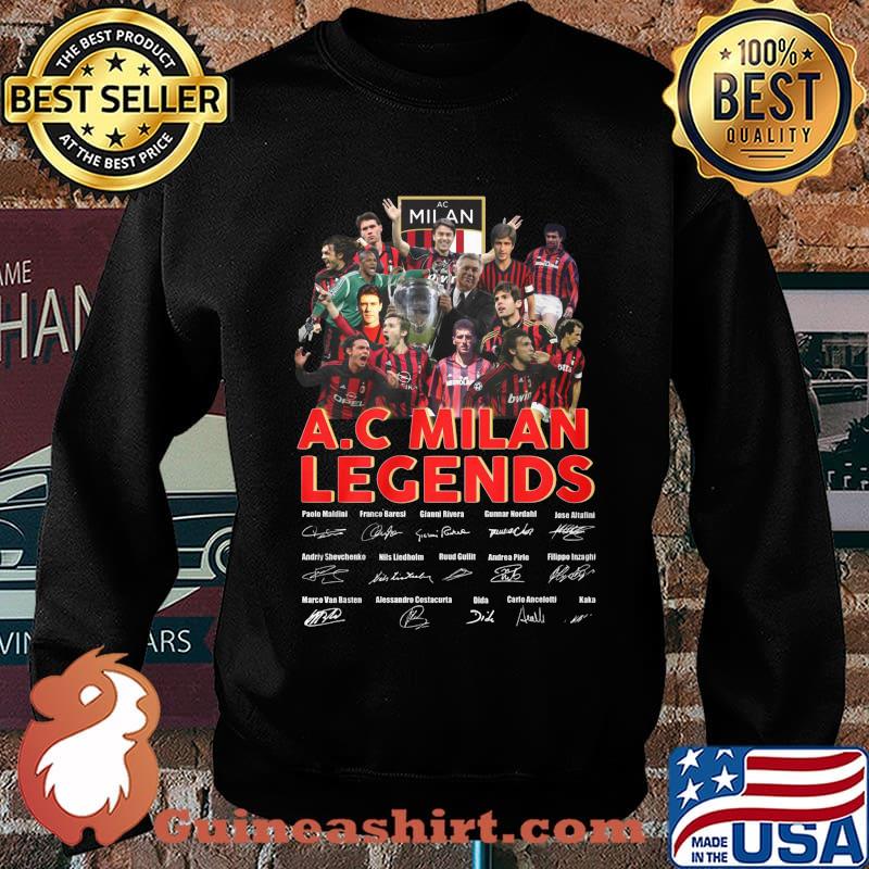 A.c milan legends soccer players signatures s Sweater