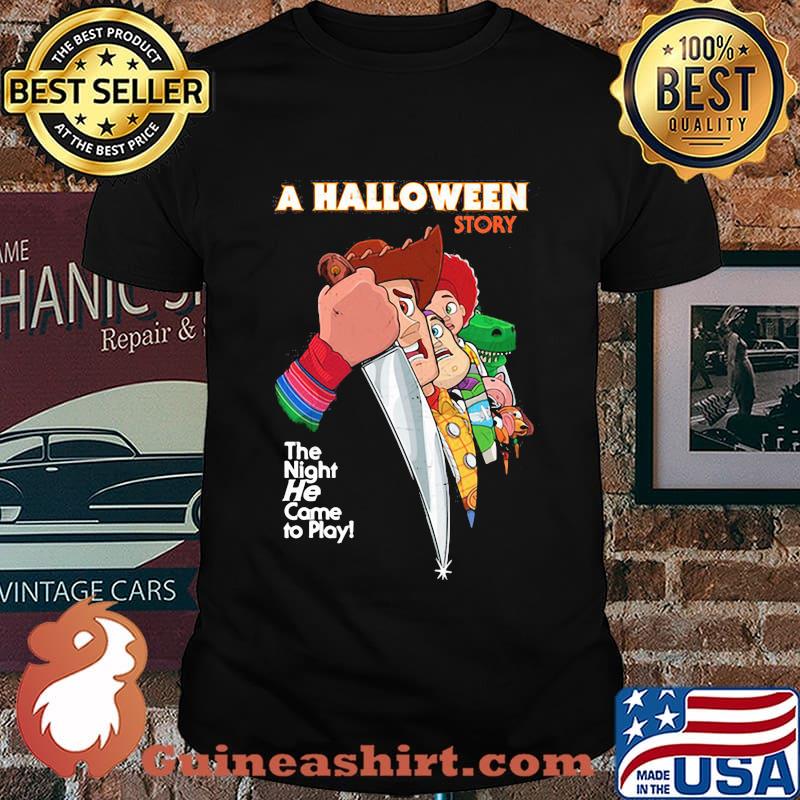 A halloween story the night he came to play shirt