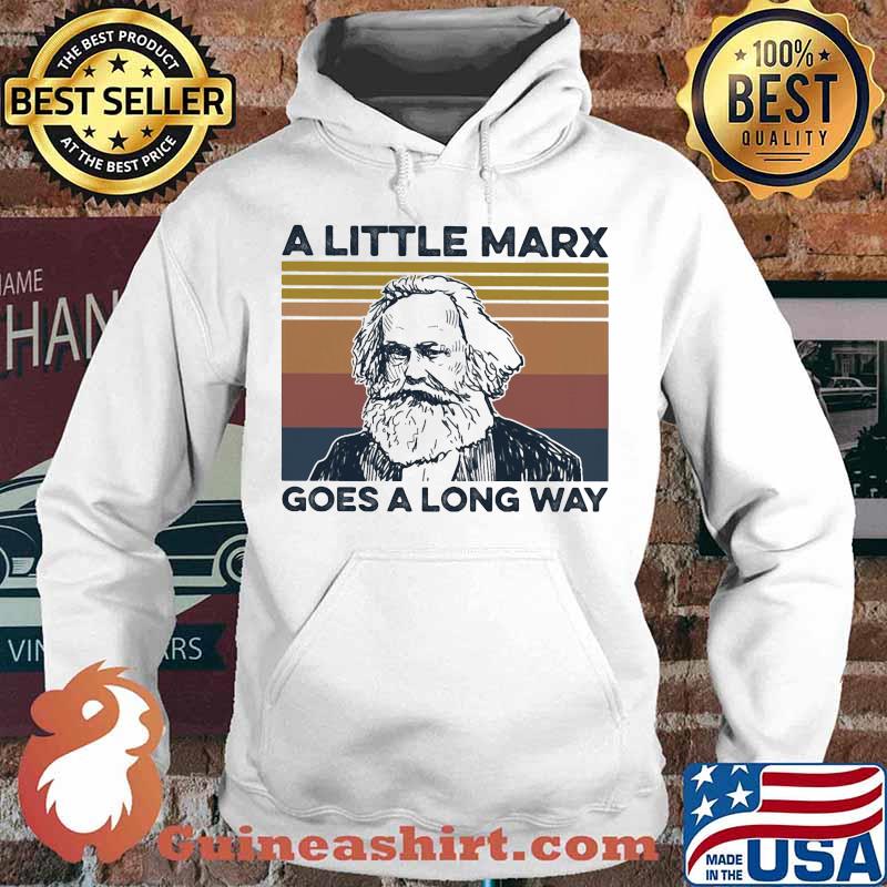 A little marx goes a long way vintage retro s Hoodie