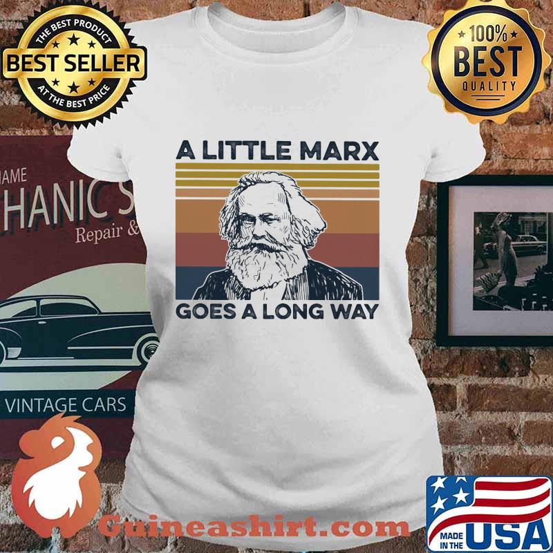 A little marx goes a long way vintage retro s Ladies tee