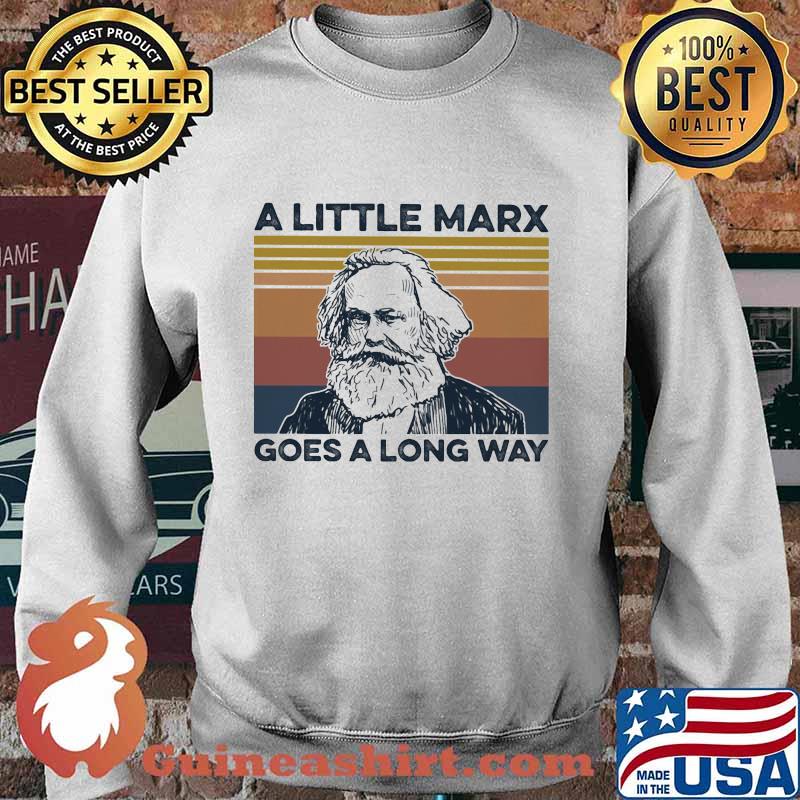 A little marx goes a long way vintage retro s Sweater