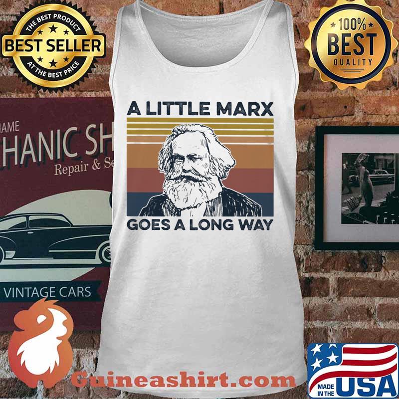 A little marx goes a long way vintage retro s Tank top