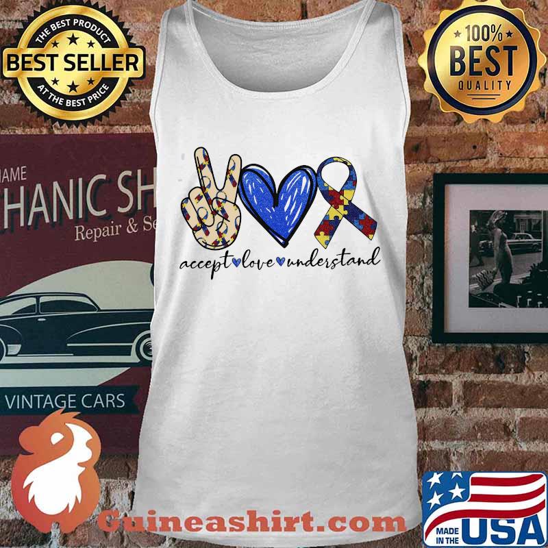 Accept love understand autism s Tank top