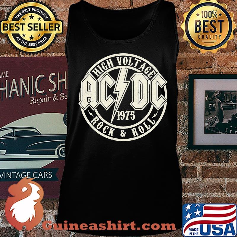 Acdc band 1975 high voltage rock and roll s Tank top