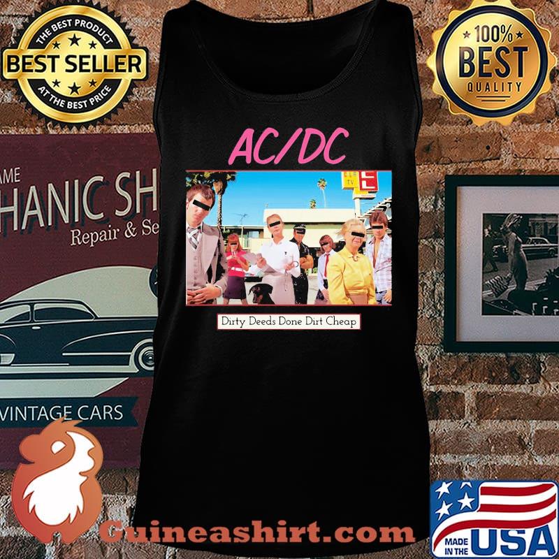 Acdc band dirty deeds done dirt cheap s Tank top