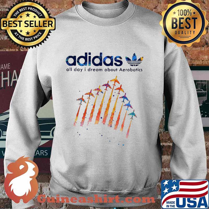 Adidas all day i dream about aerobatics plane s Sweater