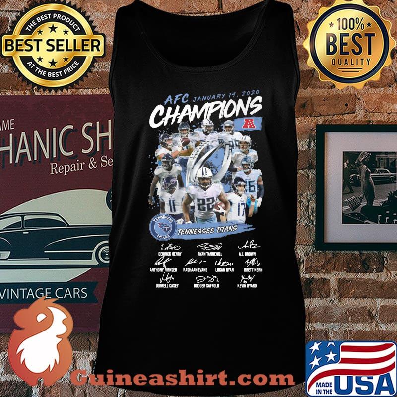 Afc champions tennessee tians signature s Tank top