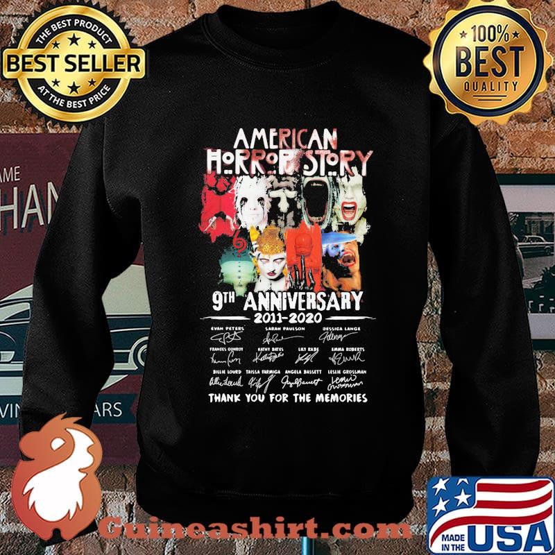American horror story 9th anniversary 2011 2020 thank you for the memories signatures s Sweater