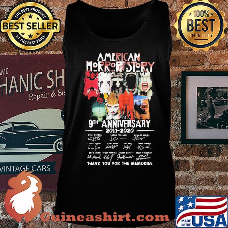 American horror story 9th anniversary 2011 2020 thank you for the memories signatures s Tank top