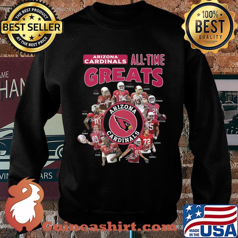 Arizona cardinals all time great signatures s Sweater