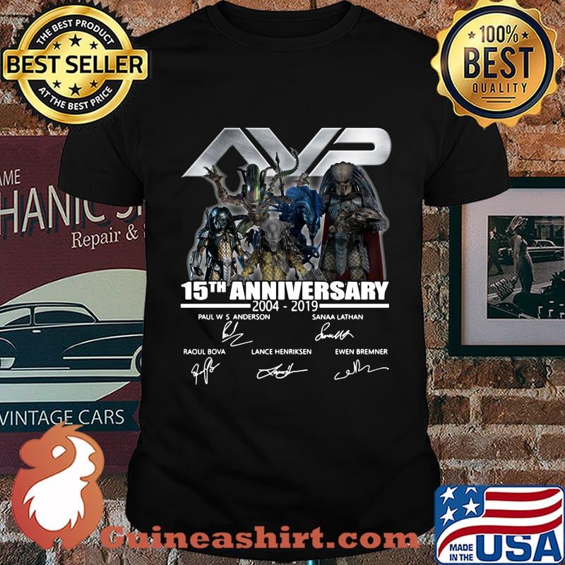 Avp 15th anniversary 2004 2019 signatures shirt