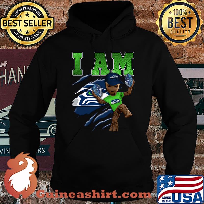 Baby groot i am seattle seahawks football s Hoodie