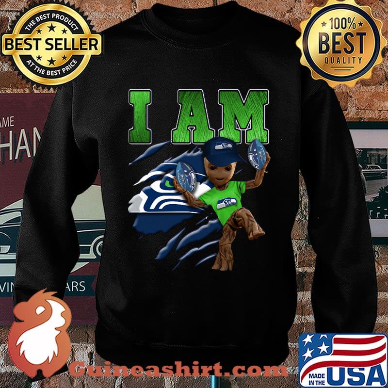 Baby groot i am seattle seahawks football s Sweater