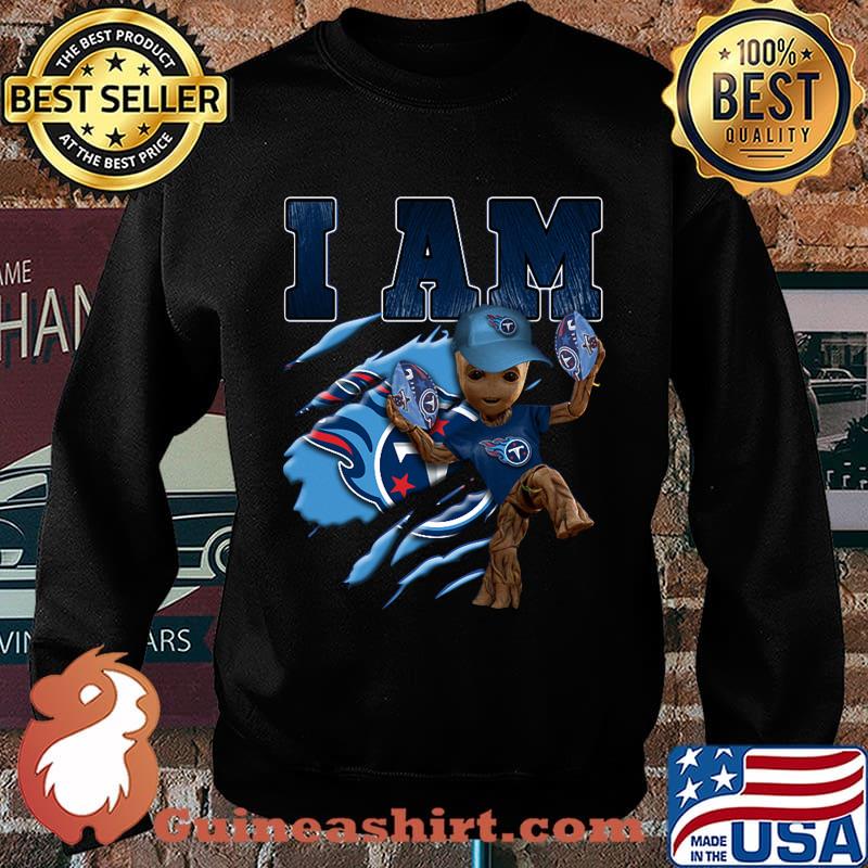 Baby groot i am tennessee titans football s Sweater
