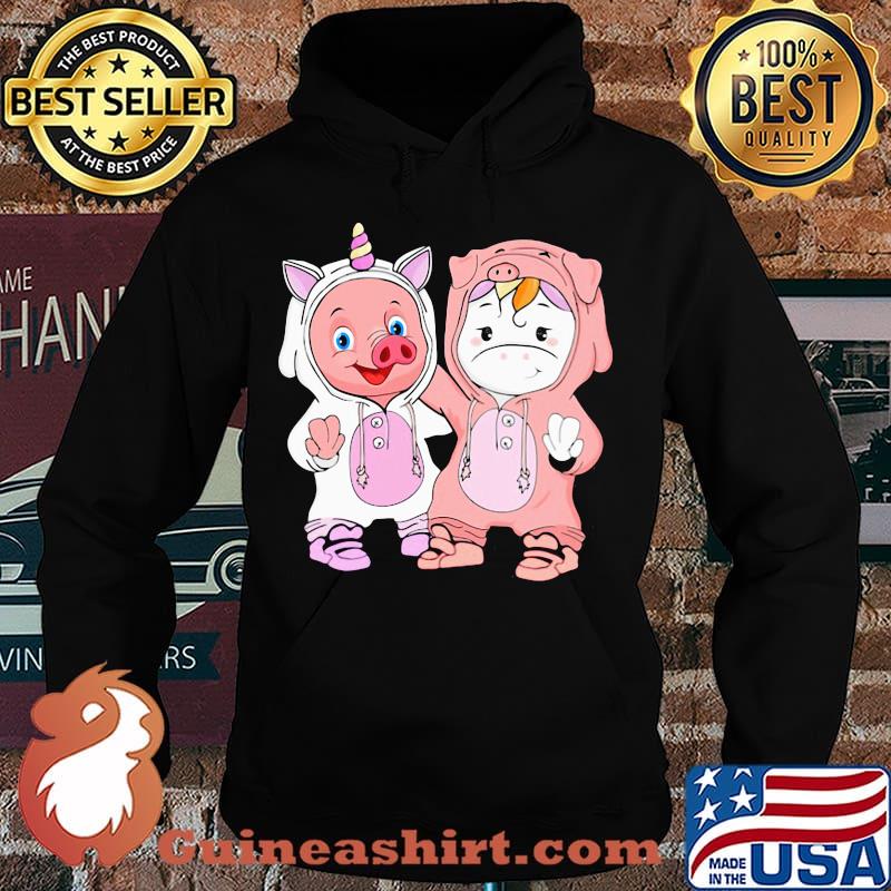 Baby Pig and Baby Unicorn best friends s Hoodie