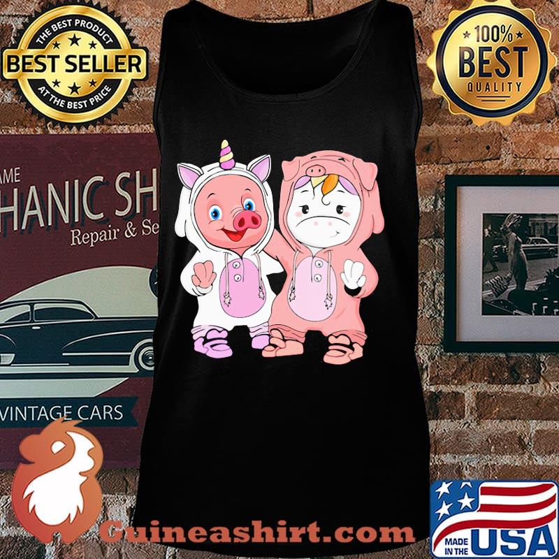 Baby Pig and Baby Unicorn best friends s Tank top