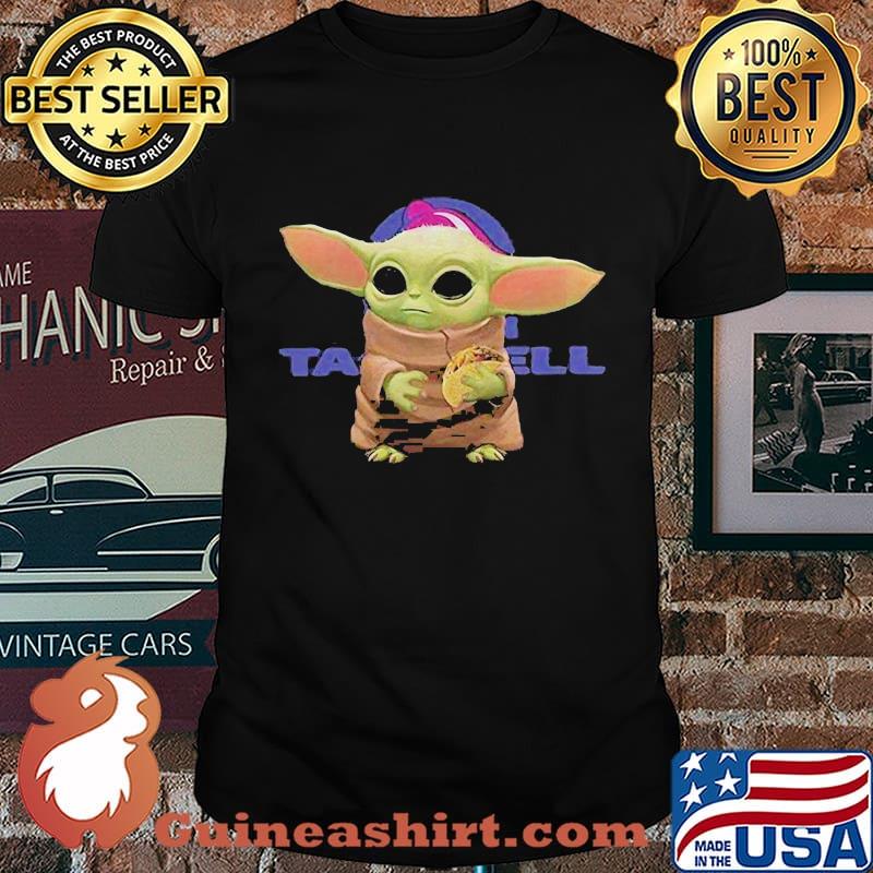 Baby yoda eating taco bell shirt