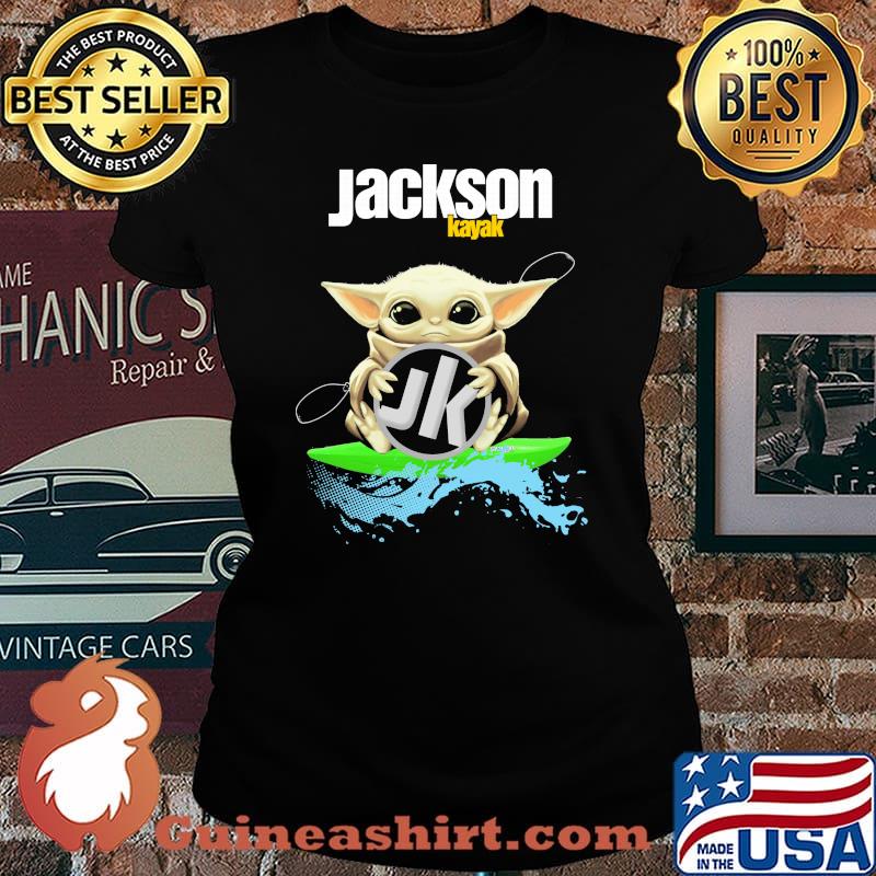 Baby yoda hug jackson kayak s Laides tee