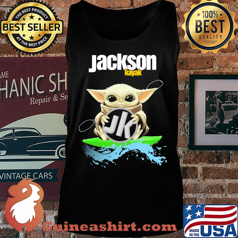 Baby yoda hug jackson kayak s Tank top