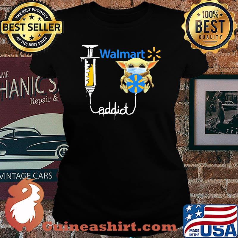 Baby yoda mask walmart addict s Laides tee