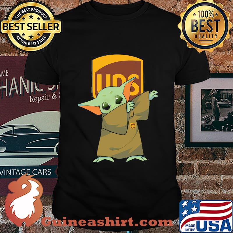 Baby yoda ups logo shirt