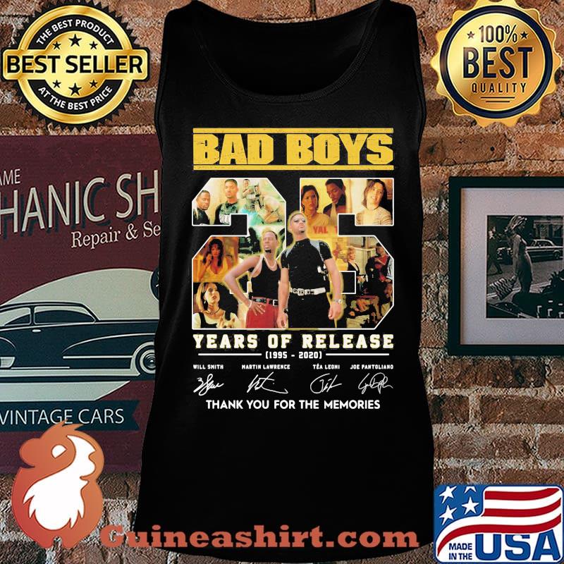 Bad boys 25 years of release 1995 2020 thank you for the memories signatures s Tank top