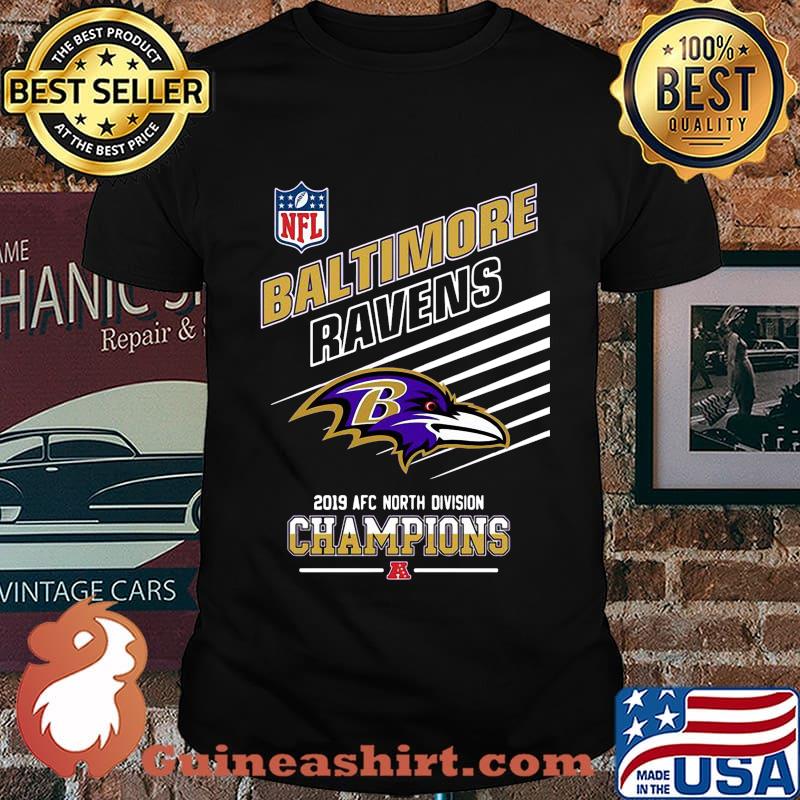 Baltimore ravens football 2019 afc north division champions shirt
