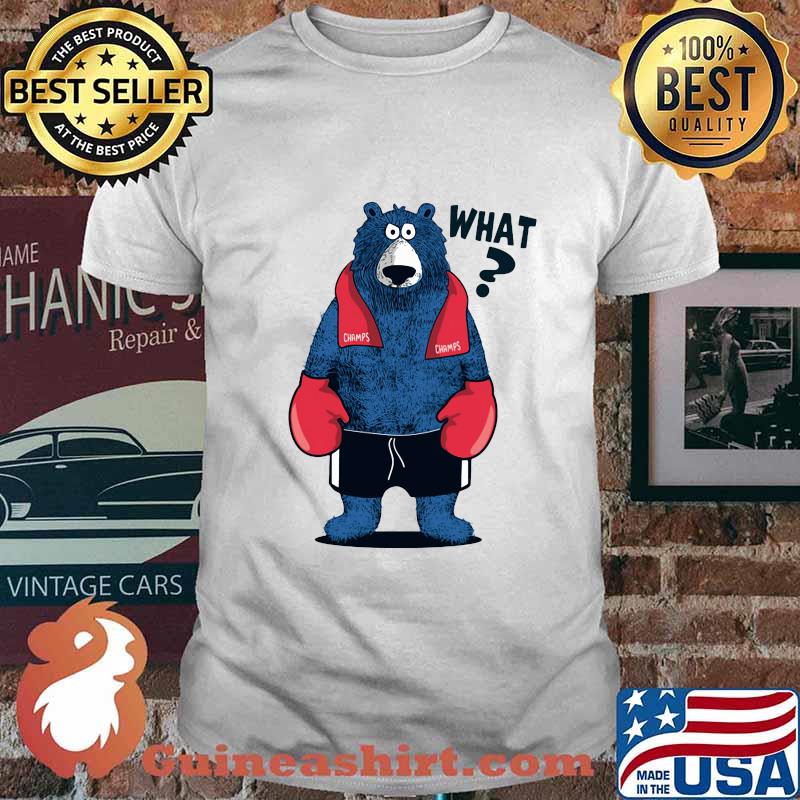 Bear boxing champions what shirt