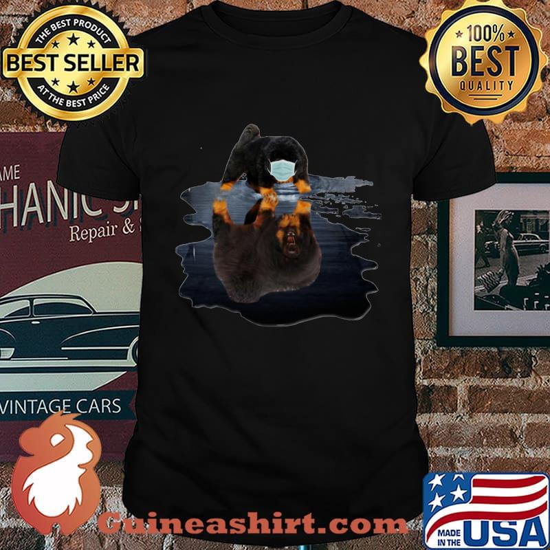 Bear mask water reflection shirt