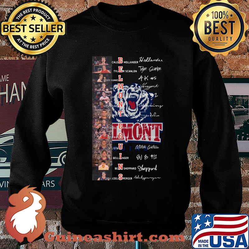 Belmont basketball name players signature s Sweater