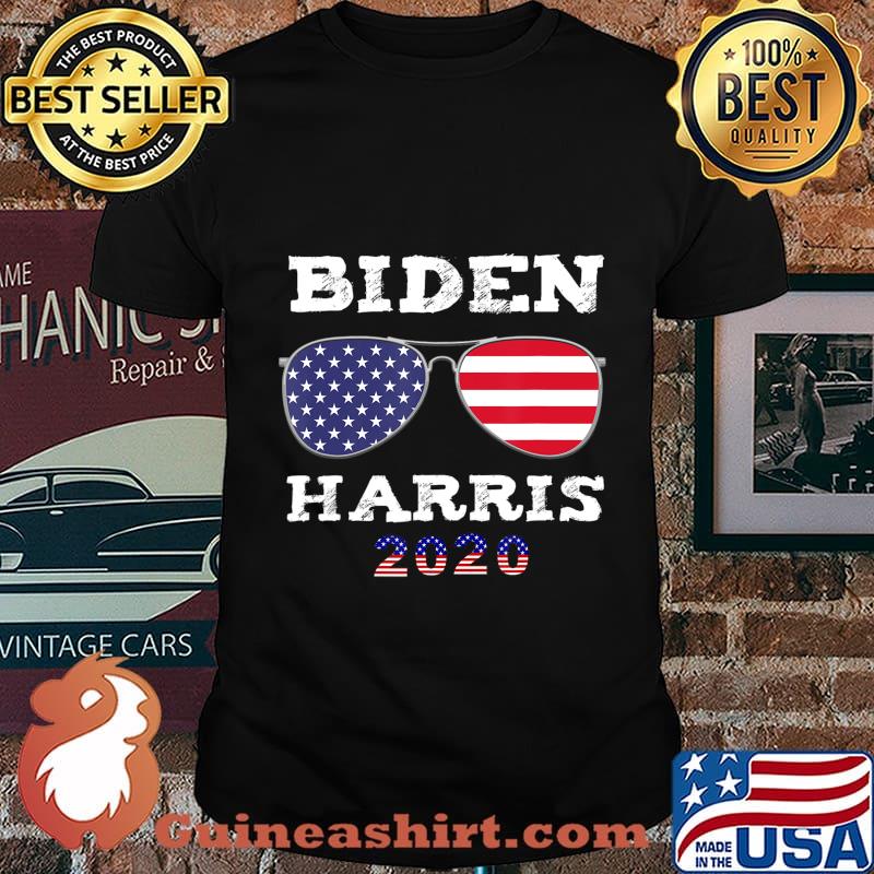 Biden harris 2020 american flag glass shirt