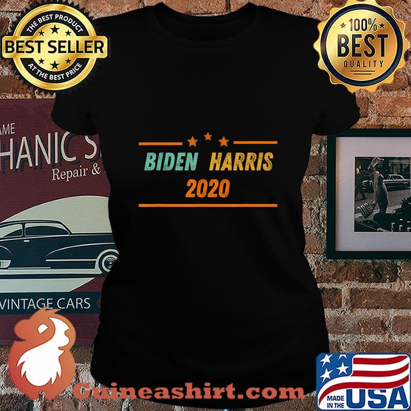 Biden Harris 2020 Retro Political US Election T-Shirt Laides tee