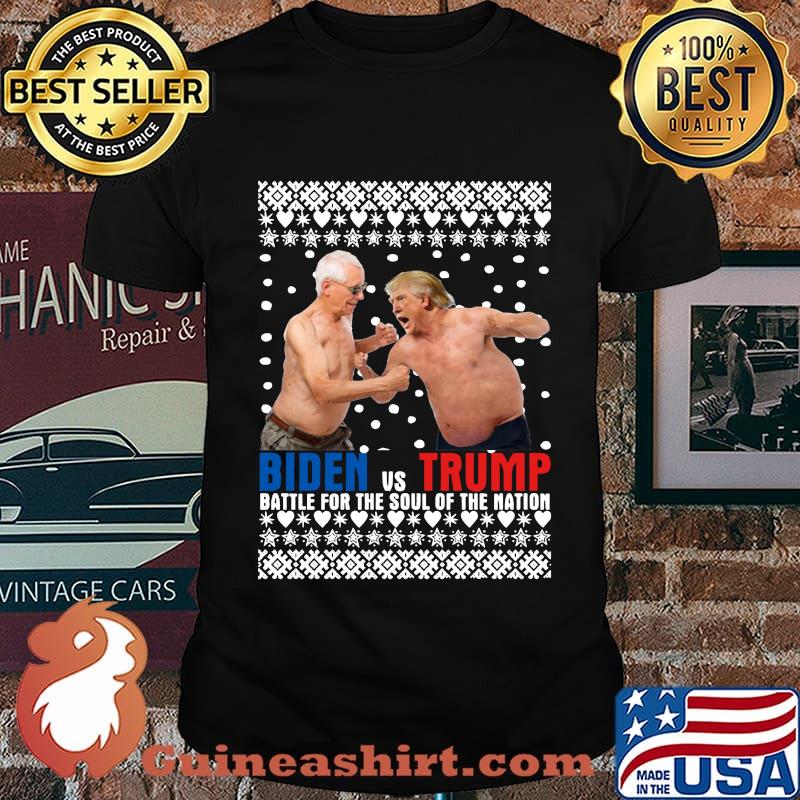 Biden vs trump battle for the soul of the nation shirt